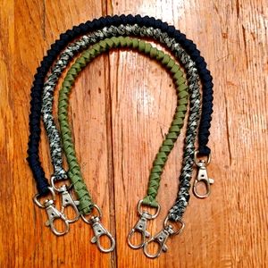 Paracord lanyard wallet/phone leashes
